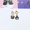 Cute Cat Alloy Enamel Women's Drop Earrings 1 Pair