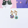 Cute Cat Alloy Enamel Women's Drop Earrings 1 Pair