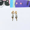 Cute Cat Alloy Enamel Women's Drop Earrings 1 Pair