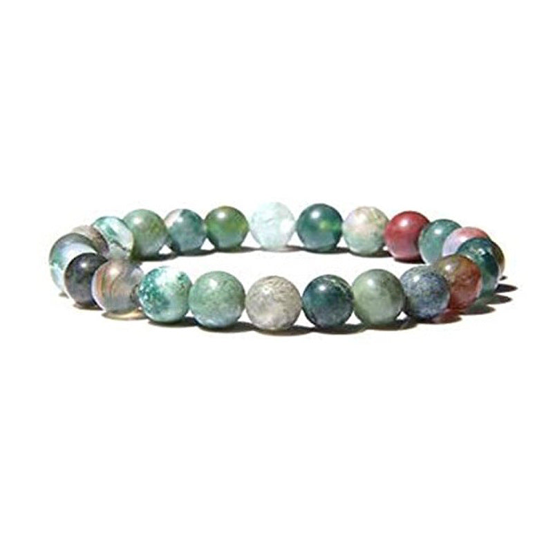 Simple Style Geometric Natural Stone Agate Bracelets