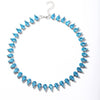 Glam Water Droplets Alloy Inlay Rhinestones Women's Necklace