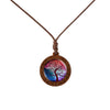 Fashion Tree Wood Glass Unisex Pendant Necklace 1 Piece