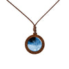 Fashion Tree Wood Glass Unisex Pendant Necklace 1 Piece