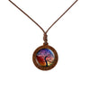 Fashion Tree Wood Glass Unisex Pendant Necklace 1 Piece