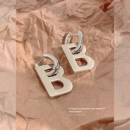 1 Pair Fashion Geometric Plating Alloy Earrings