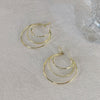 1 Pair Fashion Geometric Plating Alloy Earrings