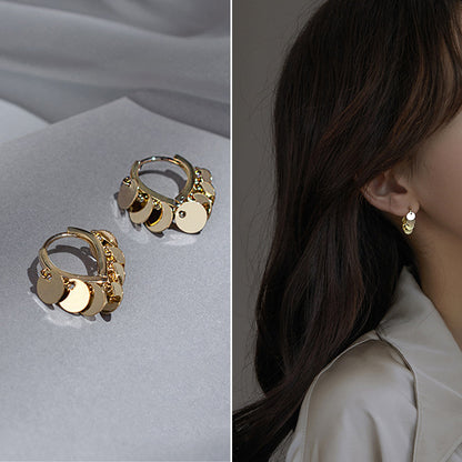 1 Pair Fashion Geometric Plating Alloy Earrings