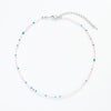 Bohemian Geometric Beaded Artificial Crystal Glass Women's Necklace