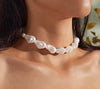 Basic Solid Color Imitation Pearl Beaded Women's Necklace 1 Piece