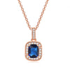 Fashion Square Copper Inlay Zircon Bracelets Earrings Necklace