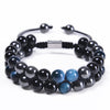 Retro Gradient Color Agate Beaded Bracelets 1 Piece