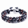 Retro Gradient Color Agate Beaded Bracelets 1 Piece