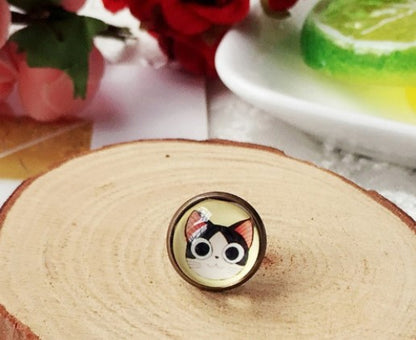 Cartoon Style Cat Alloy Plating Women's Ear Studs