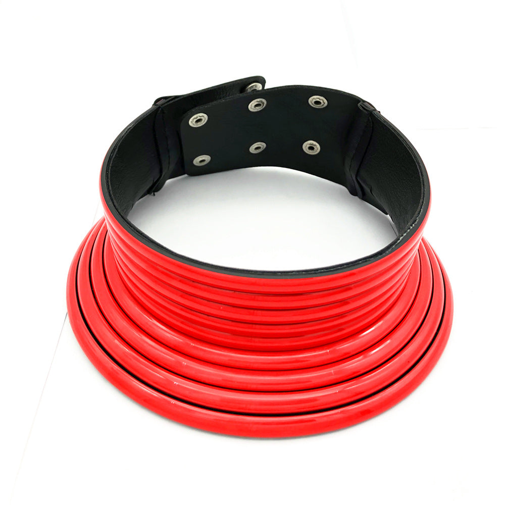 African Style Geometric Plastic Plating Women's Choker