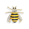 Cute Bee Alloy Inlay Rhinestones Unisex Brooches