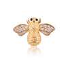 Cute Bee Alloy Inlay Rhinestones Unisex Brooches