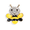 Cute Bee Alloy Inlay Rhinestones Unisex Brooches