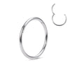 Simple Style Round Stainless Steel Plating Nose Ring