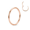 Simple Style Round Stainless Steel Plating Nose Ring