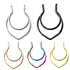 Simple Style Solid Color Stainless Steel Nose Ring 1 Piece