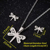 1 Piece Fashion Coconut Tree Heart Shape Titanium Steel Jewelry Set