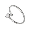 Fashion Solid Color Stainless Steel Hollow Out Open Ring 1 Piece