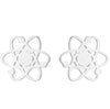 Fashion Geometric Stainless Steel Plating Ear Studs 1 Pair