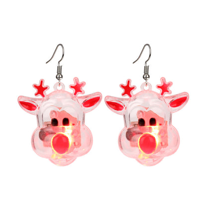 Fashion Christmas Tree Santa Claus Plastic Women's Drop Earrings 1 Pair