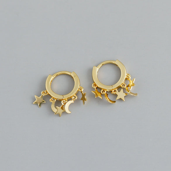 1 Pair Simple Style Geometric Plating Copper Drop Earrings