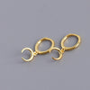 1 Pair Simple Style Geometric Plating Copper Drop Earrings