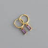 1 Pair Simple Style Geometric Plating Copper Drop Earrings