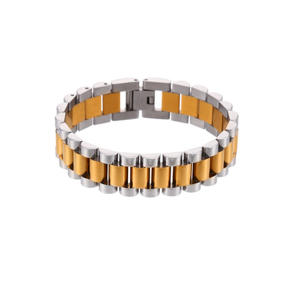 Fashion Geometric Stainless Steel Plating Bracelets