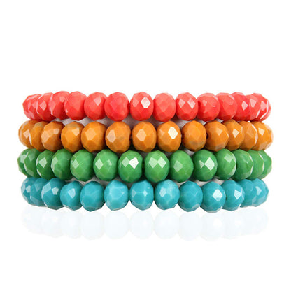 Fashion Solid Color Crystal Wholesale Bracelets