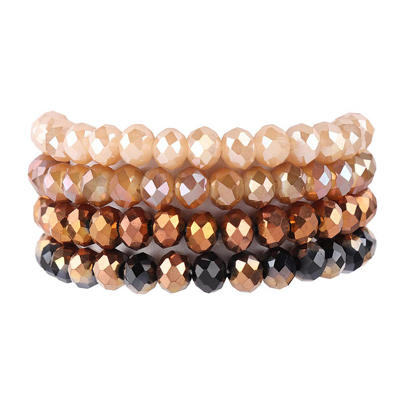 Fashion Solid Color Crystal Wholesale Bracelets