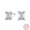 1 Pair Simple Style Geometric Plating Sterling Silver Ear Studs