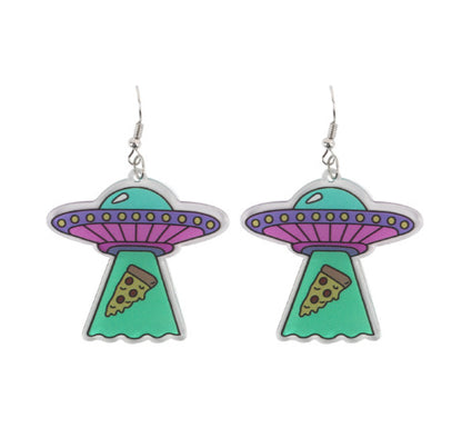 Fashion Alien Arylic Women's Drop Earrings 1 Pair