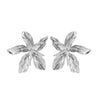 Simple Metallic Flower Three-dimensional Metal Petal Petal Earrings For Women Wholesales Yiwu De Moda Suppliers China