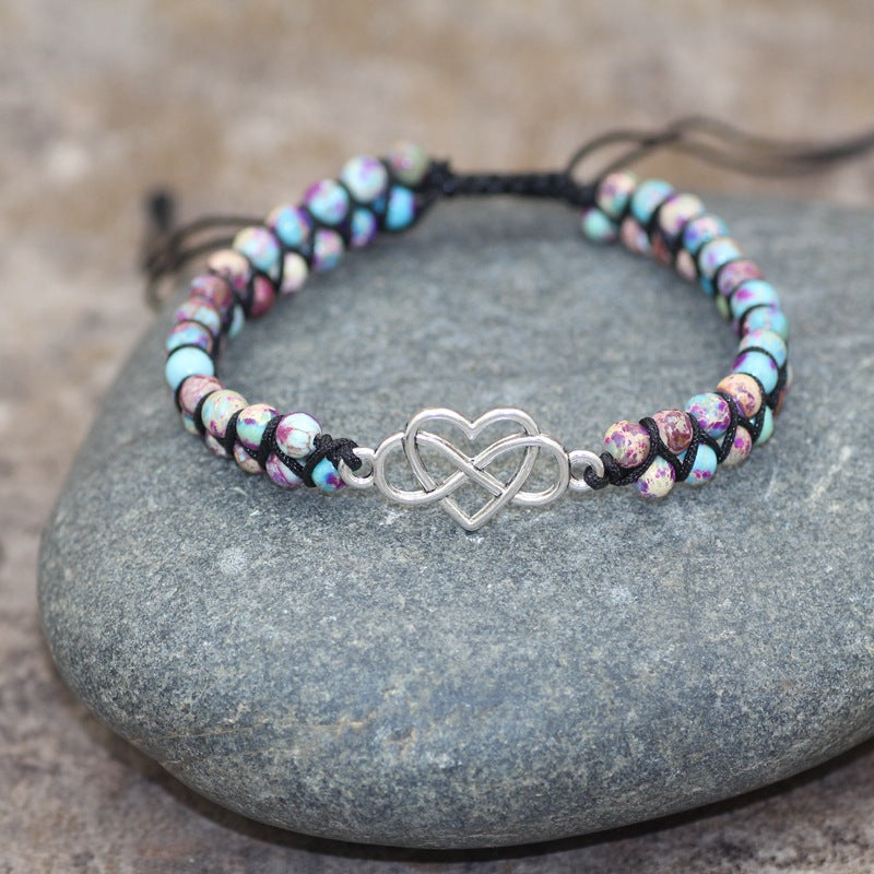 Bohemian Tree Turquoise Metal Braid Bracelets