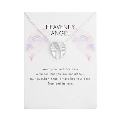 Simple Style Wings Alloy Women's Necklace 1 Piece