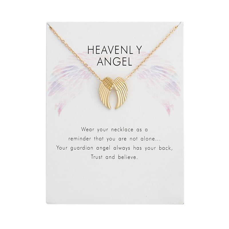 Simple Style Wings Alloy Women's Necklace 1 Piece