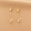 Retro Round Plaid Heart Shape Alloy Inlay Artificial Pearls Rhinestones Women's Ear Clips 1 Pair