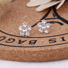 1 Pair Fashion Geometric Pearl Plating Alloy Ear Studs