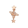 Fashion Star Brass Plating Zircon Ear Studs 1 Piece