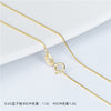 Simple Style Necklace Sterling Silver Plating Necklace