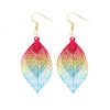 Fashion Leaf Copper Plating Earrings 1 Pair