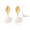 Fashion Shell Shell Inlaid Shell Artificial Pearls Women's Earrings 1 Pair