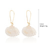 Fashion Shell Shell Inlaid Shell Artificial Pearls Women's Earrings 1 Pair