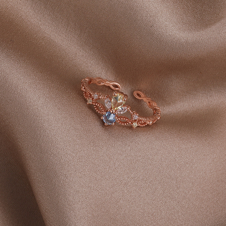 Sweet Geometric Copper Open Ring In Bulk