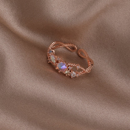 Sweet Geometric Copper Open Ring In Bulk