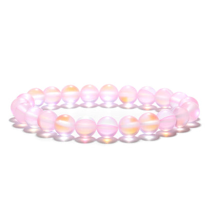 Simple Style Multicolor Moonstone Beaded Bracelets